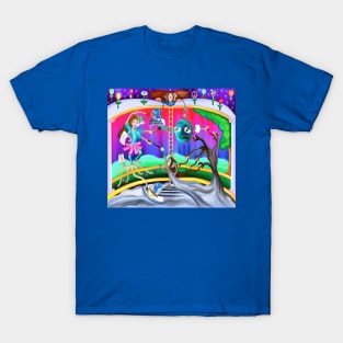 What Lies Beyond the Window Pane? T-Shirt